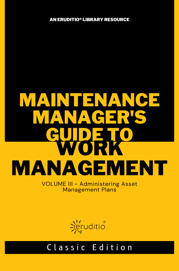 ebook download image for Maintenance Manager's Guide to Work Management