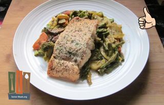 Salmon and Vegetables - $14