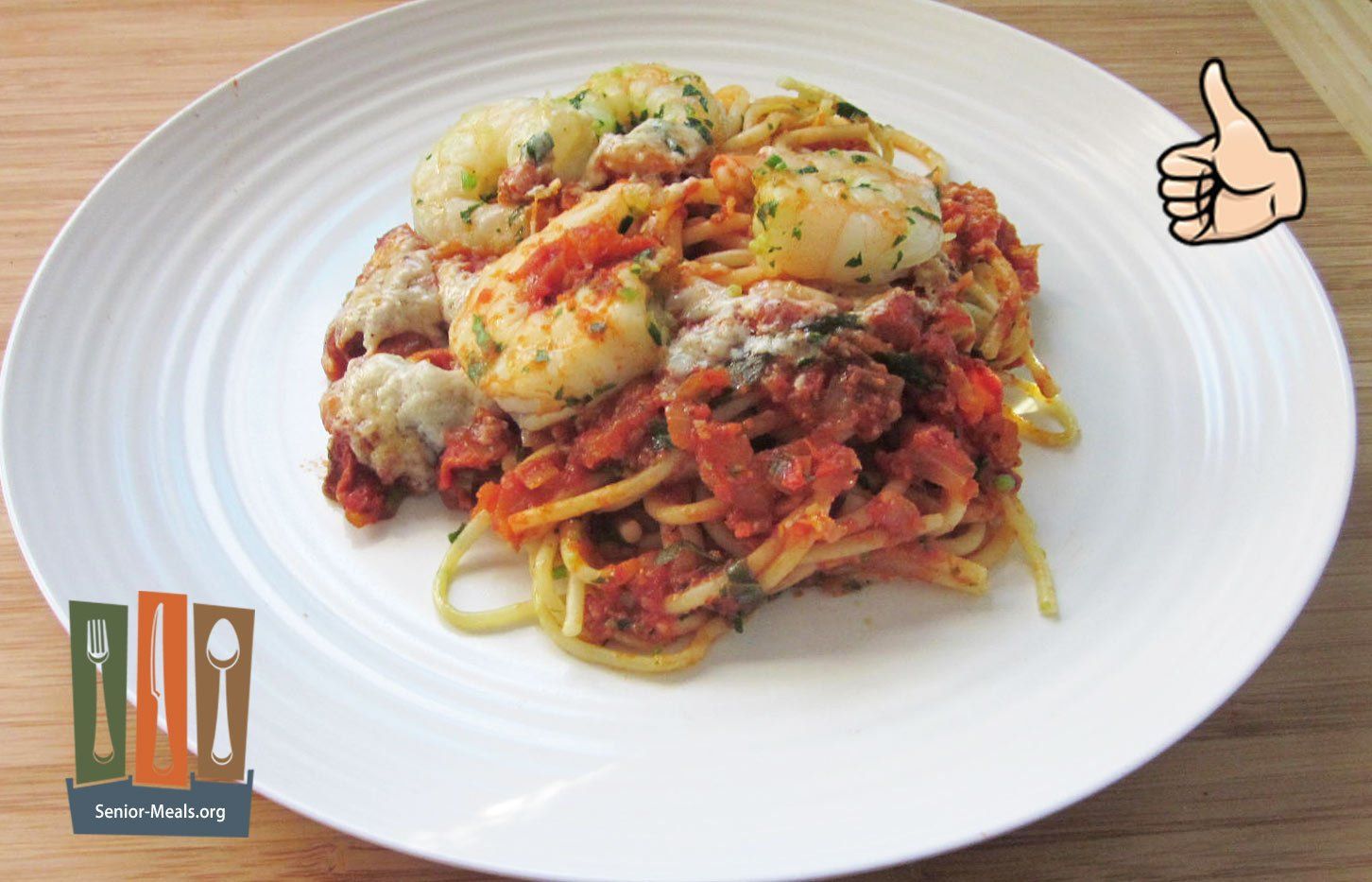 Shrimp and Spaghetti Arrabiata