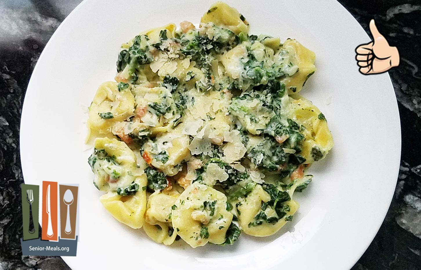 Spinach and Ricotta Tortelloni - $7
