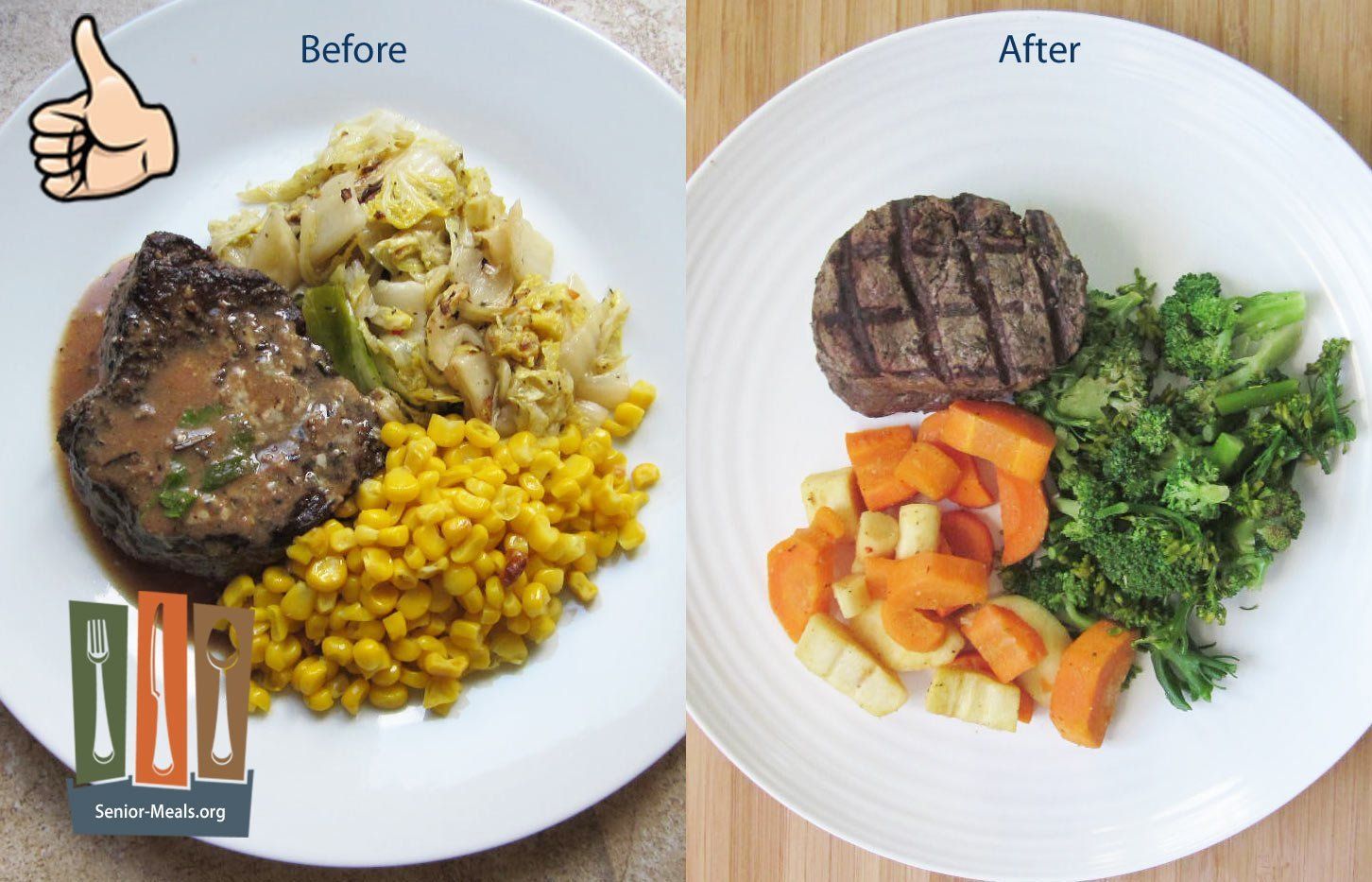 Filet Mignon Before and After
