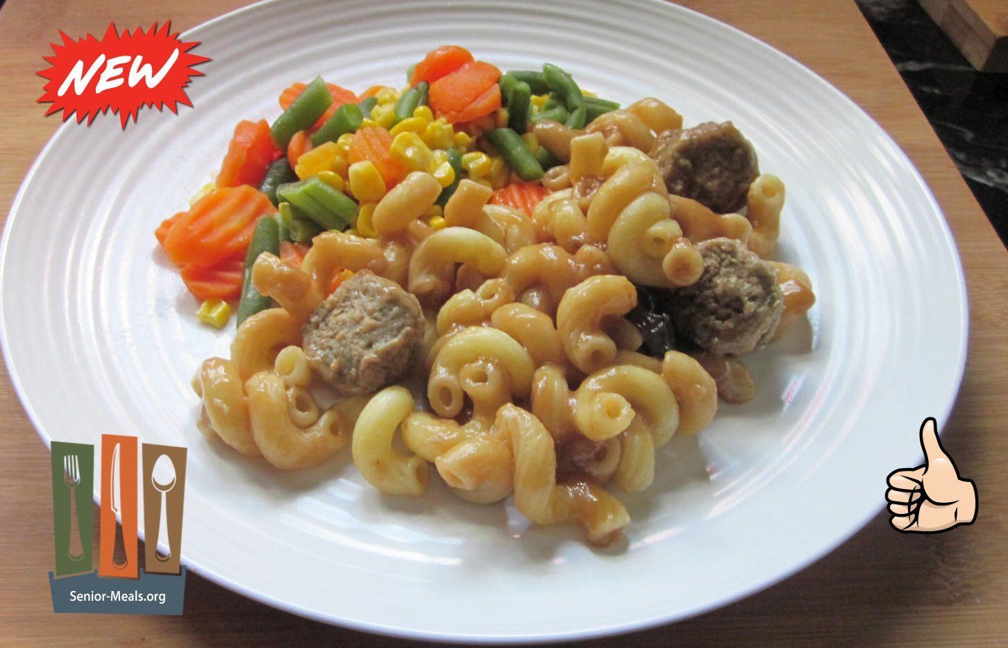 Beef Meatballs with Mushroom Gravy - The Al Dente Pasta is the Star of the Show