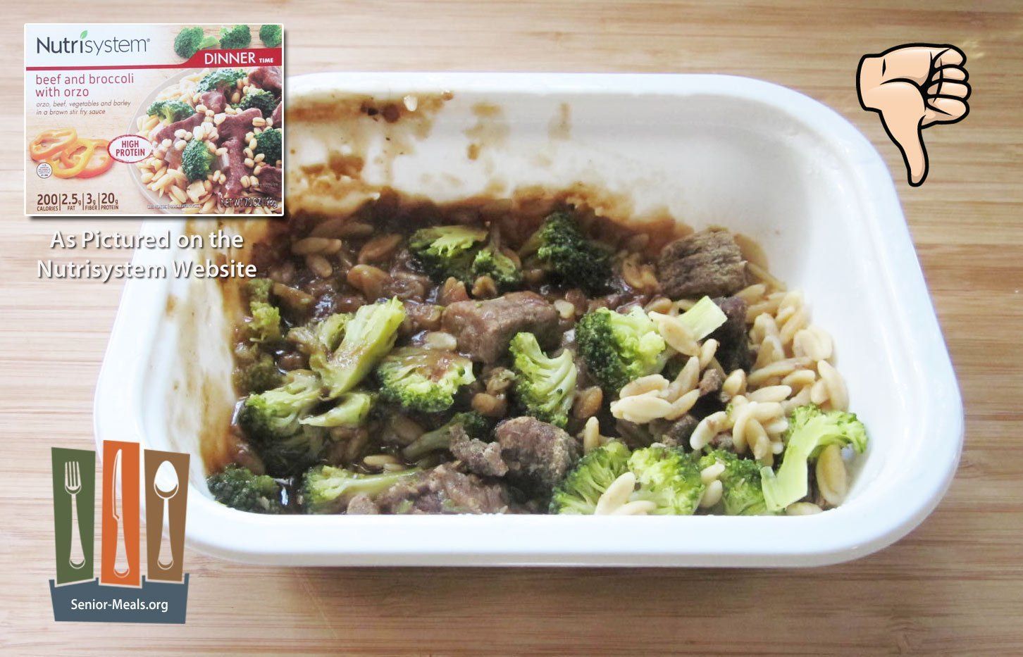 Beef and Broccoli with Orzo