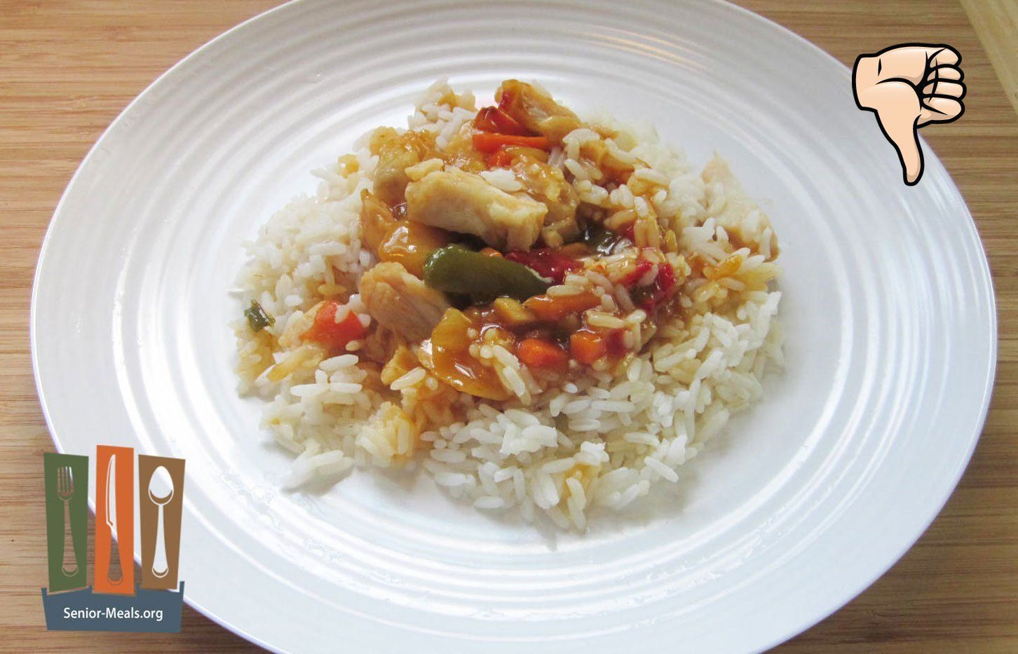 Sweet and Sour Chicken Single Serve Senior Meal