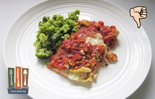 Lasagna with Garden Marinara  - $10