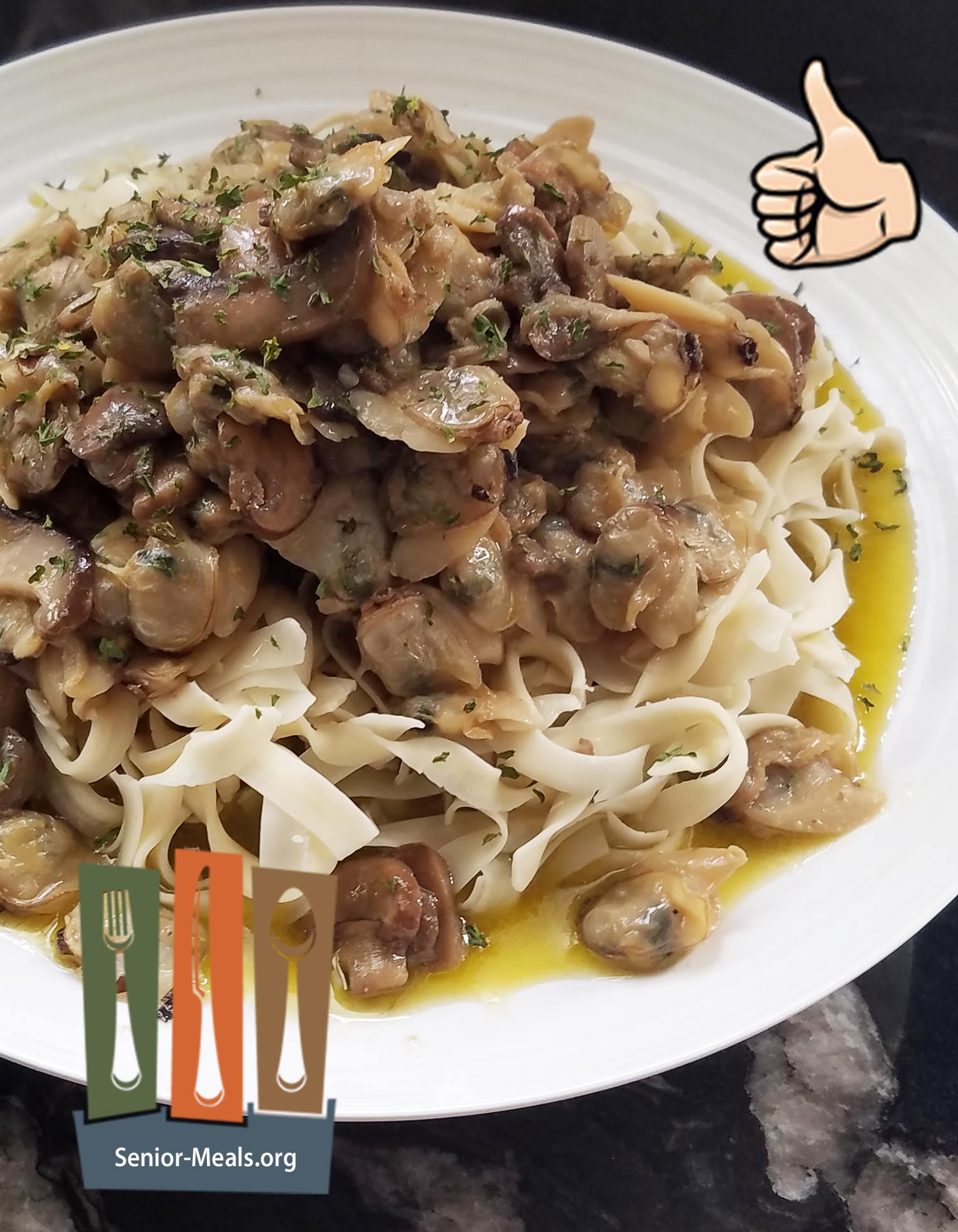 Zero Carb Fettuccine and Clam Sauce