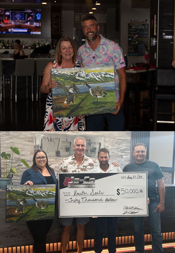 Elbows Up raised $50,000 for Easter Seals at auction.