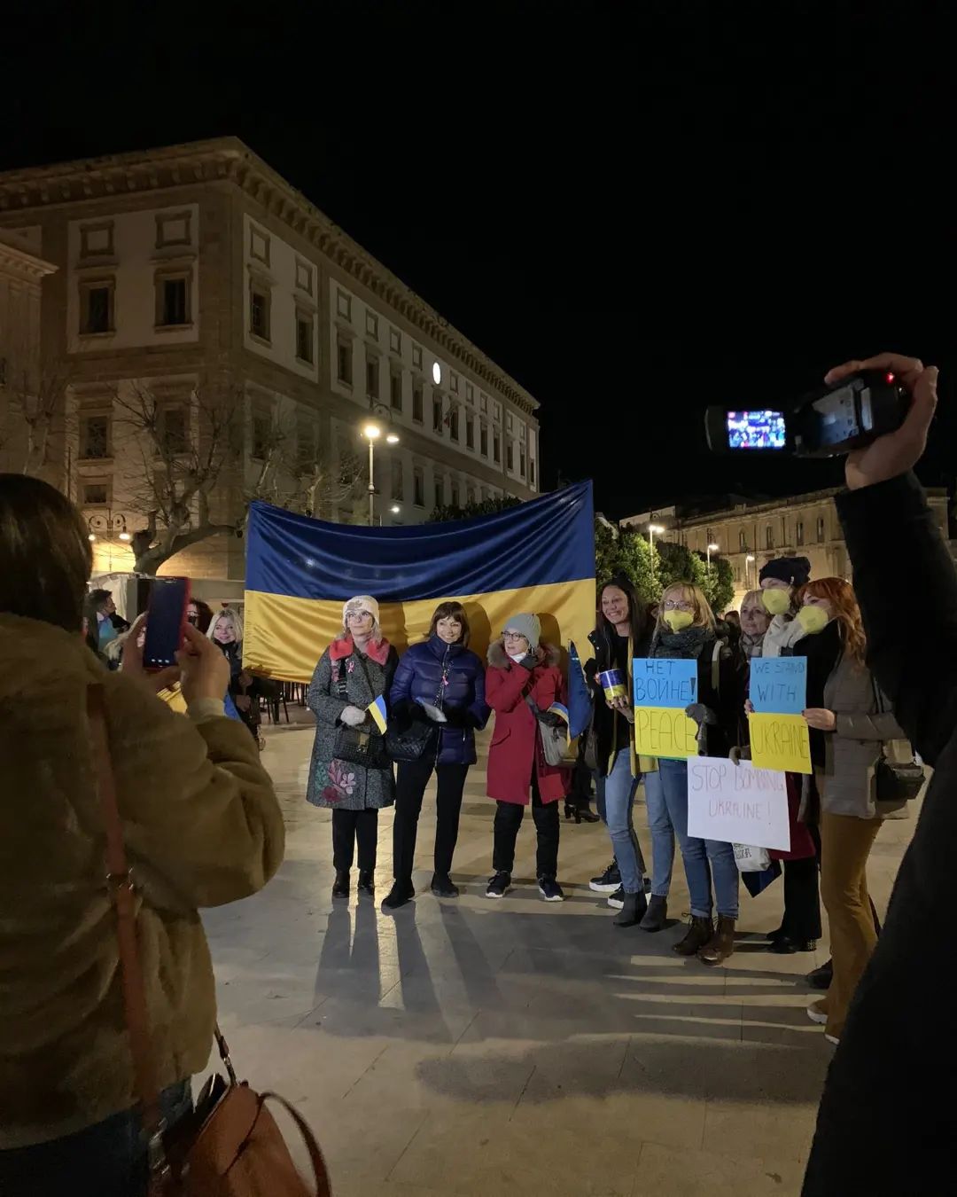 manifestazione per la pace in Ucraina