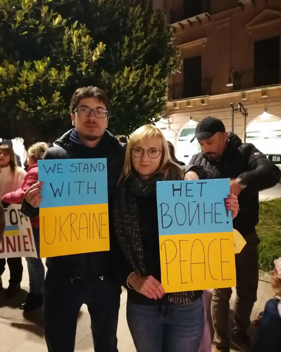 manifestazione contro la guerra