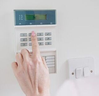 Setting Control Panel On Home Security System — Access Control in Baltimore, MD