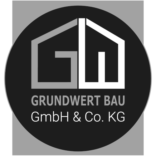 Logo Grundwert Bau GmbH & Co. KG - Referenz Marketing4KMU