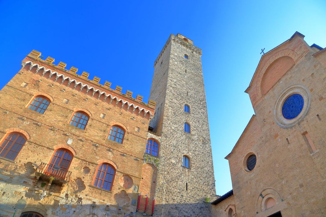 The town of San Gimignano