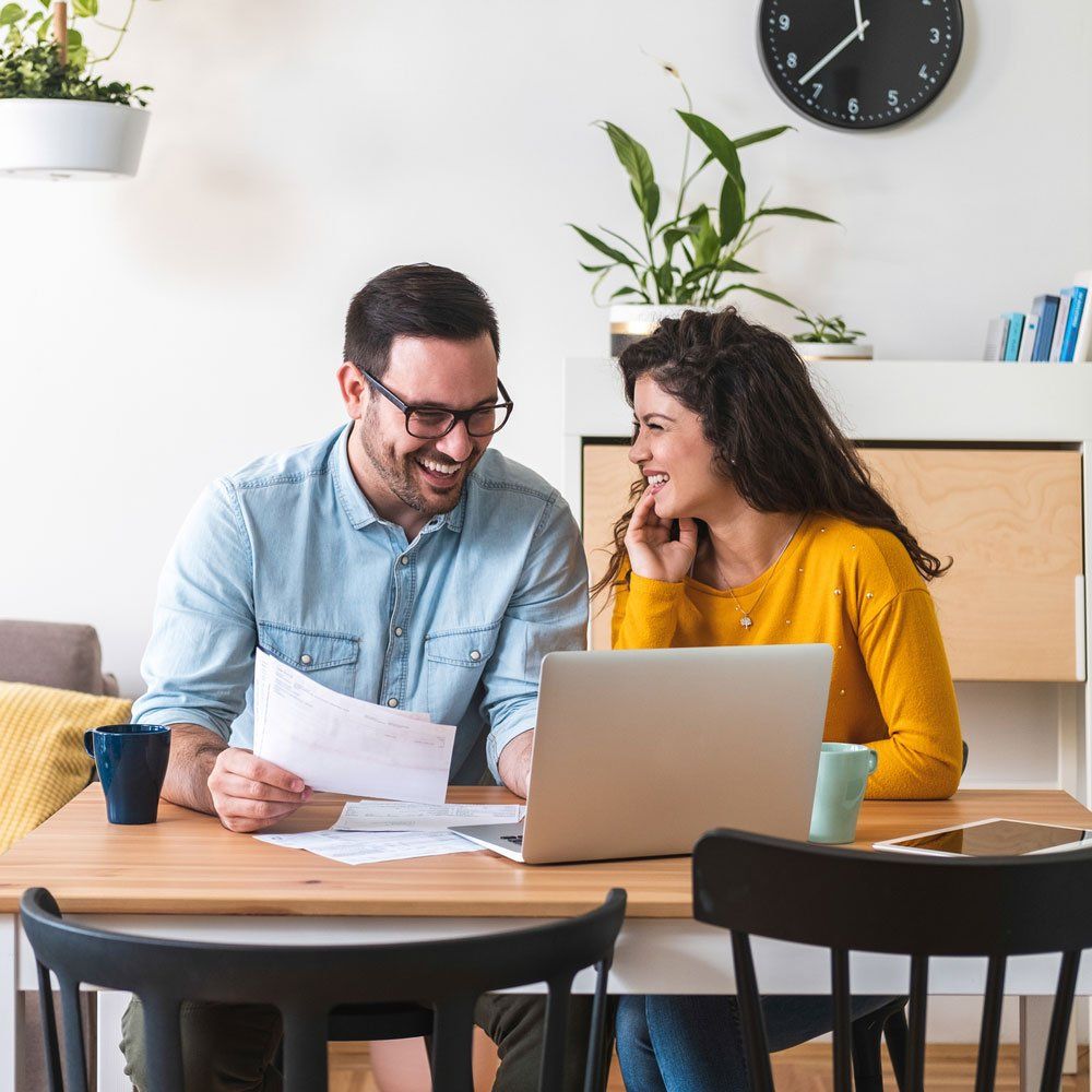 Happy Couple — Yorkville, IL — Dain Conway’s Tax Service