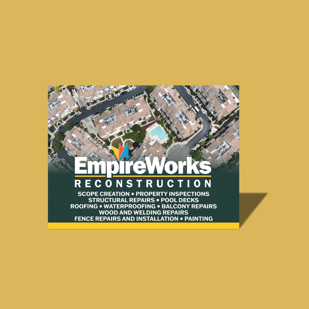 A business card for empire works reconstruction