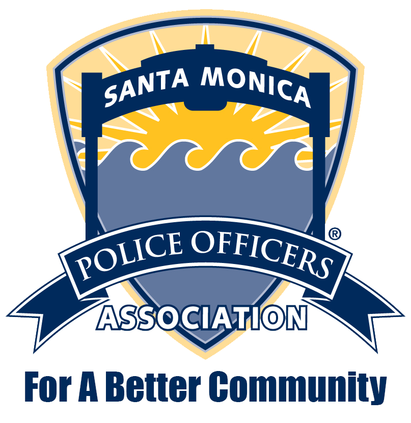 The logo for the santa monica police officers association