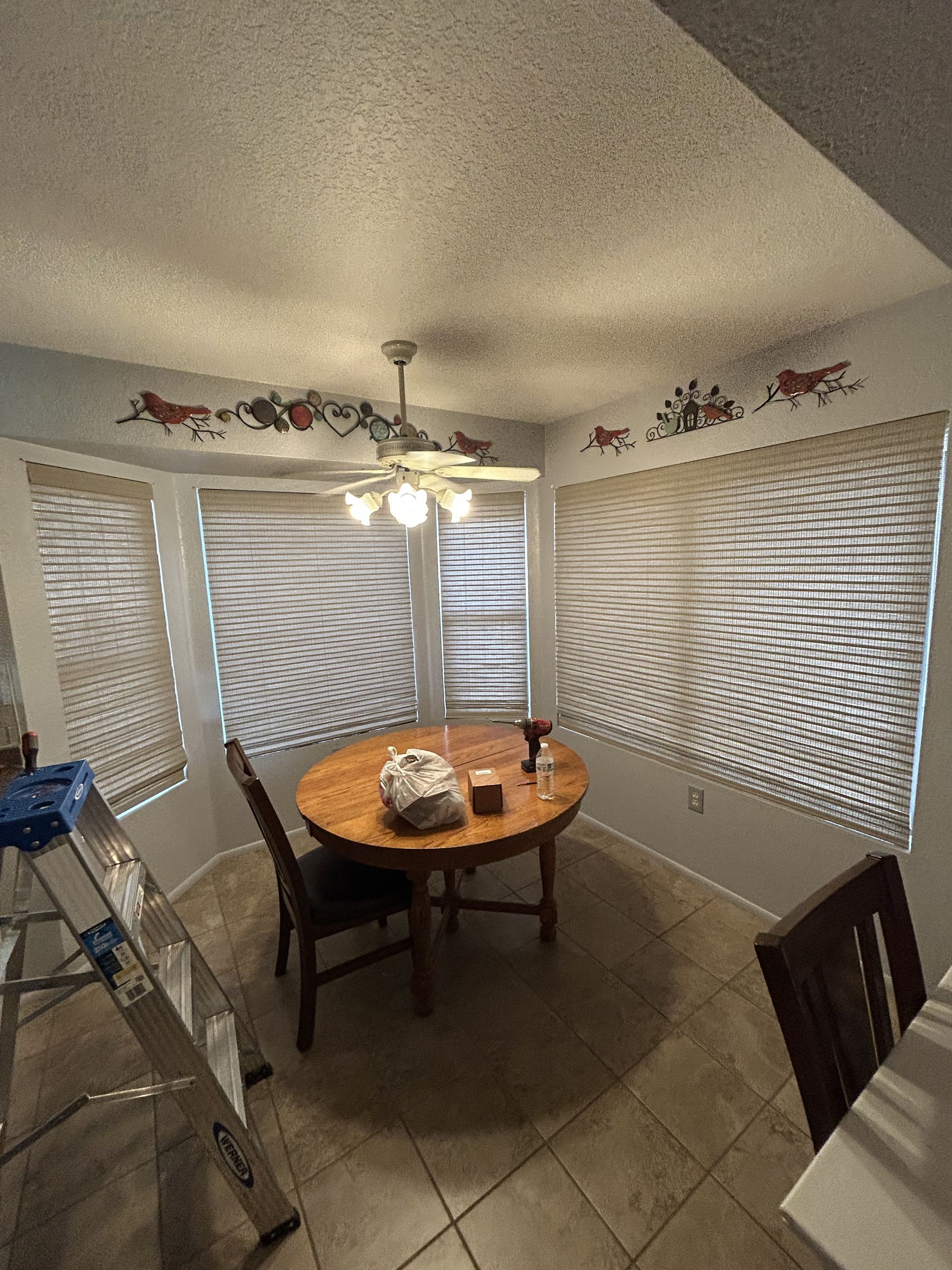 Window treatments installed by Matt in Oro Valley, AZ