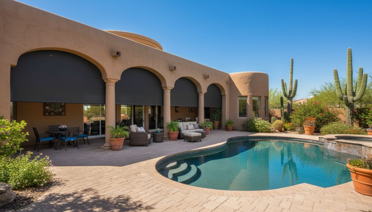 Why Motorized Patio Shades Are a Must-Have for Arizona Homes
