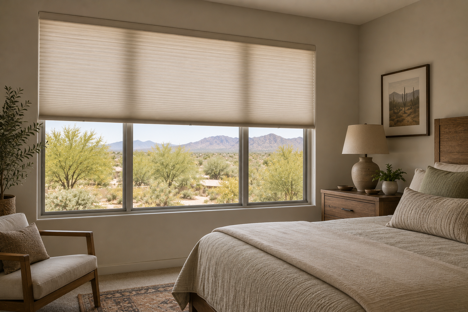 Honeycomb Shades in Arizona by Love Is Blinds