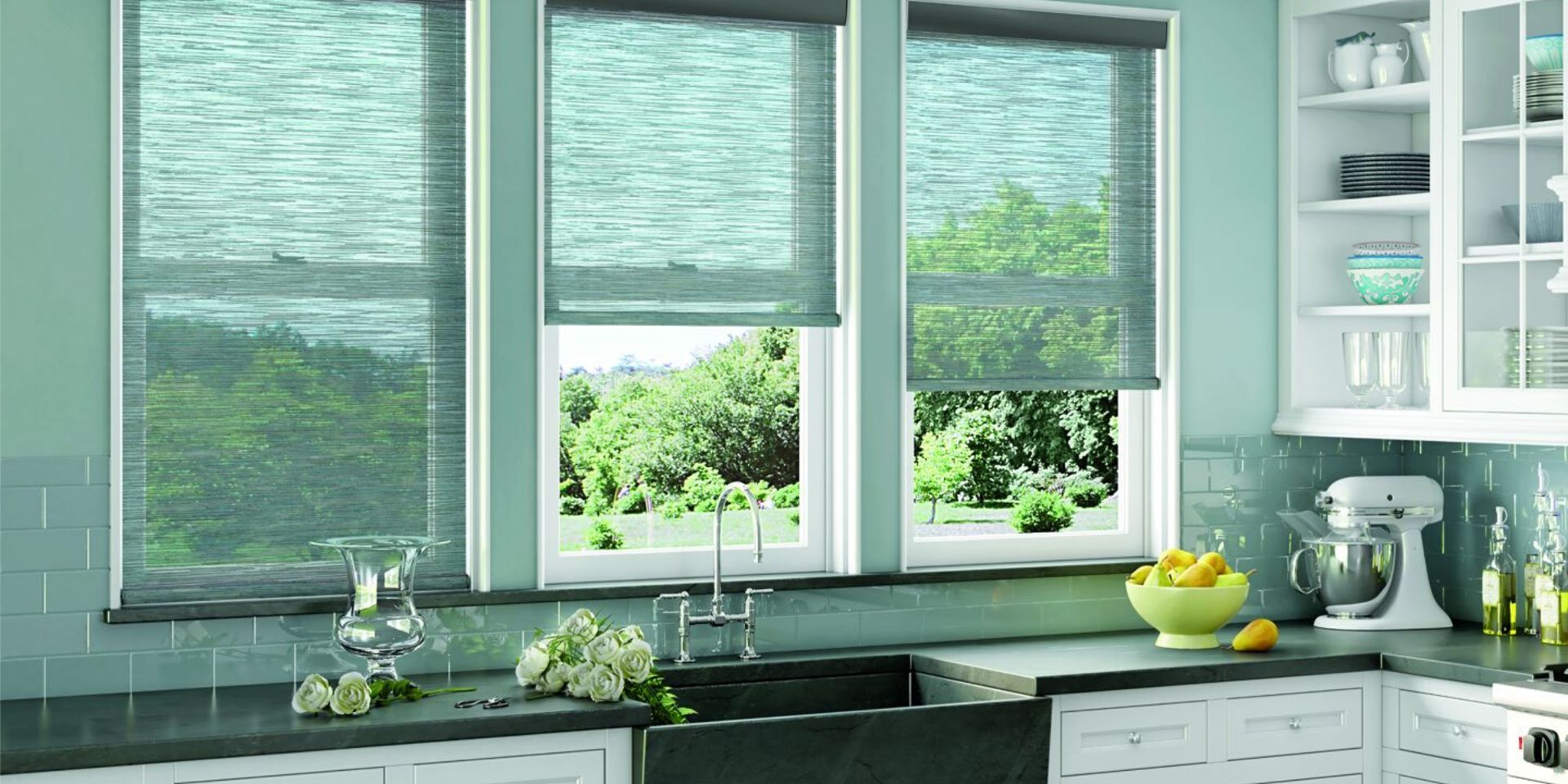 Green Window Treatment Options by Room