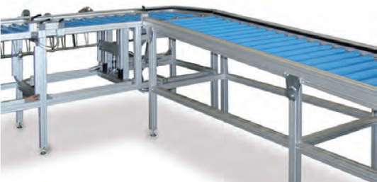 nastro trasportatore con rulli