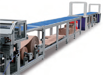 nastro trasportatore a rulliere