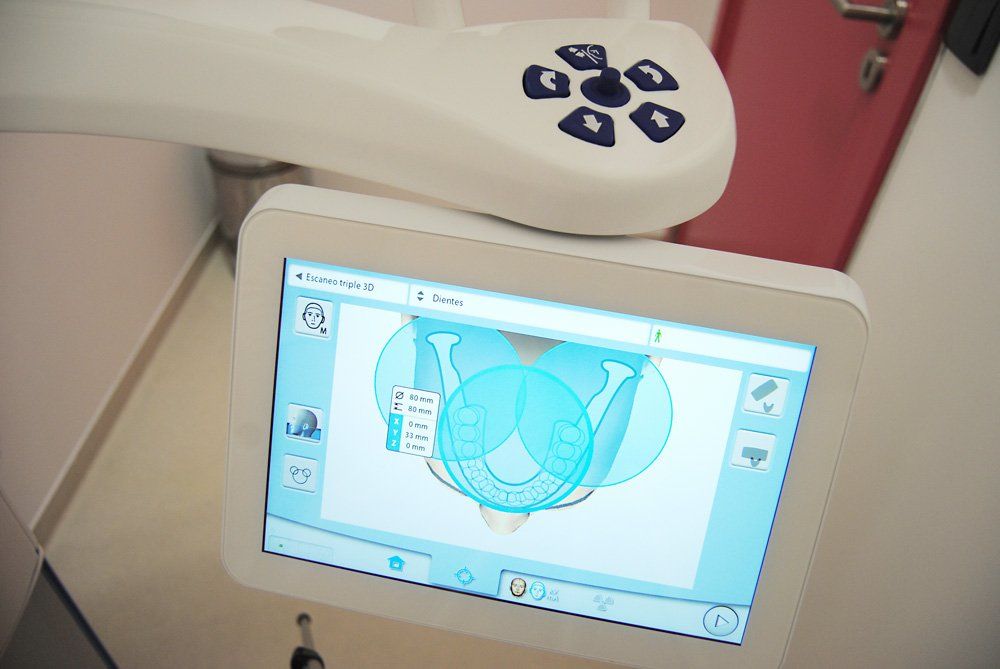 display da máquina das radiologias 3D