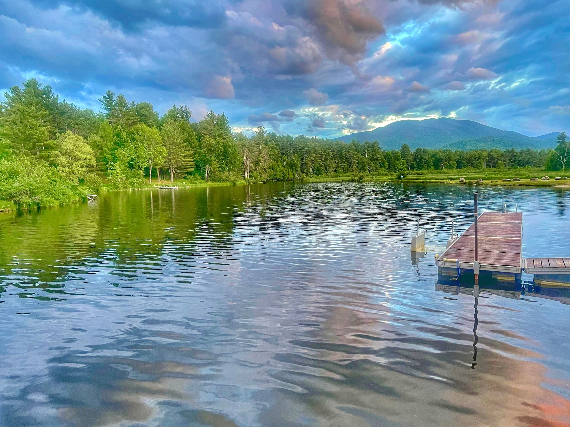 Evening view of Lake Everest, Wilmington, NY