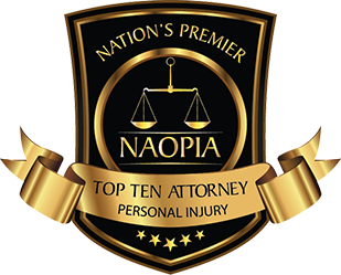 The logo for nation 's premier naopia top ten attorney personal injury