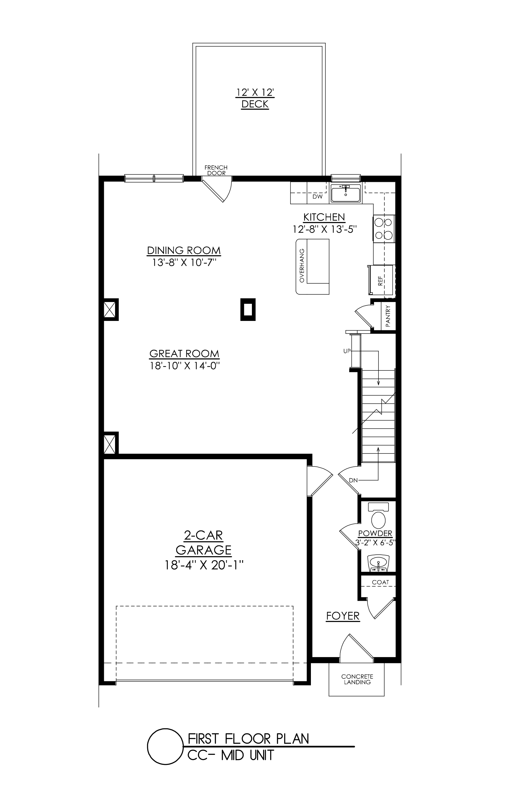 Floor plan of a commercial space, showing interior walls, doors, and room labels, including an office and restrooms.