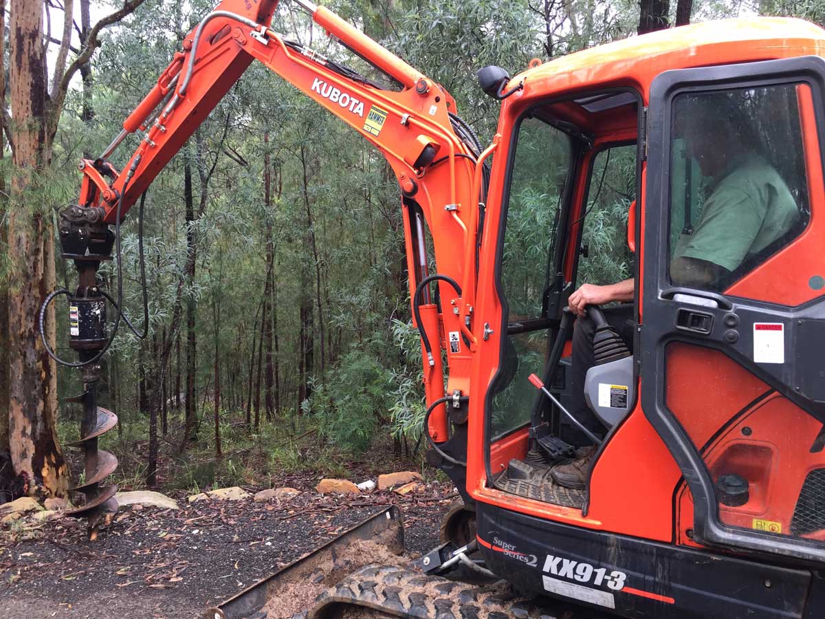 Drilling — Penrith, NSW — Colonial Earthmoving