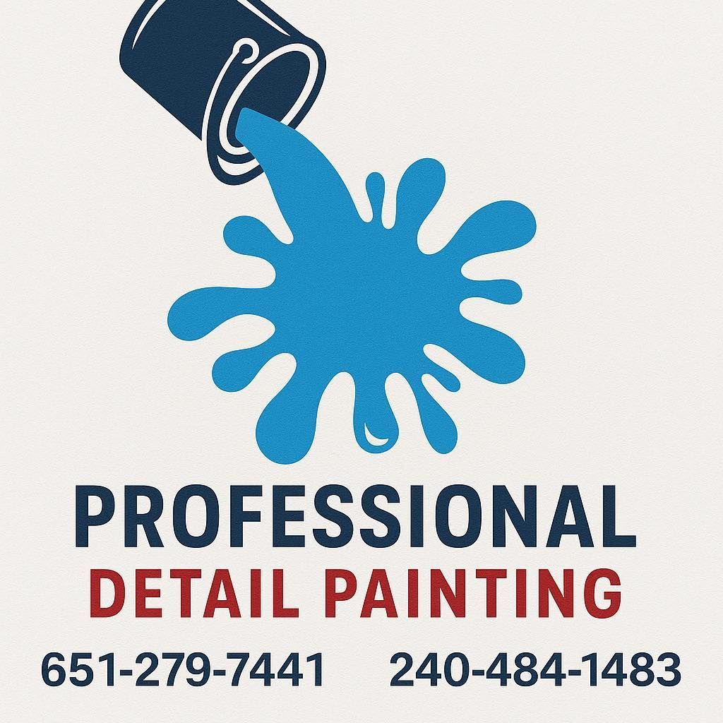 The logo for total care painting shows a brush in a circle.