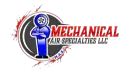 Mechanical Air Specialties LLC logo with blue technician mascot and red-black text