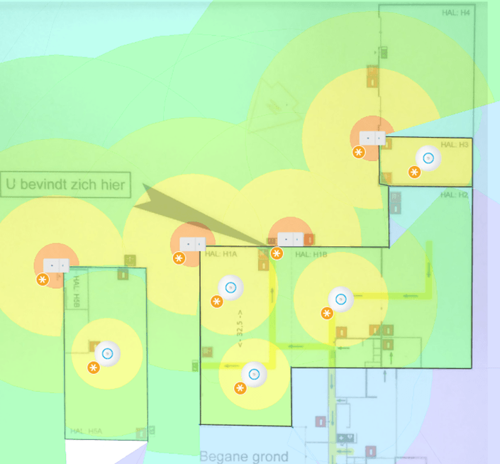 accesspoints WiFi netwerk