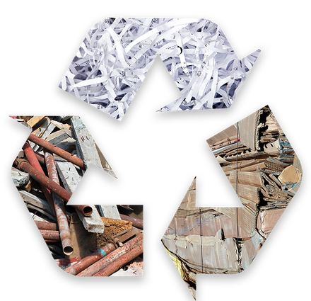 Metal and Paper Recycling — Recyclable Materials in Plastic Bags in Dallas, TX