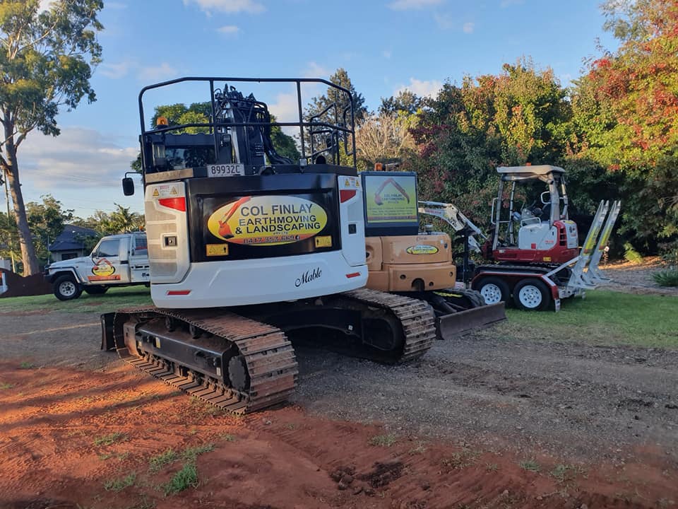 Earthmoving — Toowoomba, QLD — Col Finlay Earthmoving and Landscaping