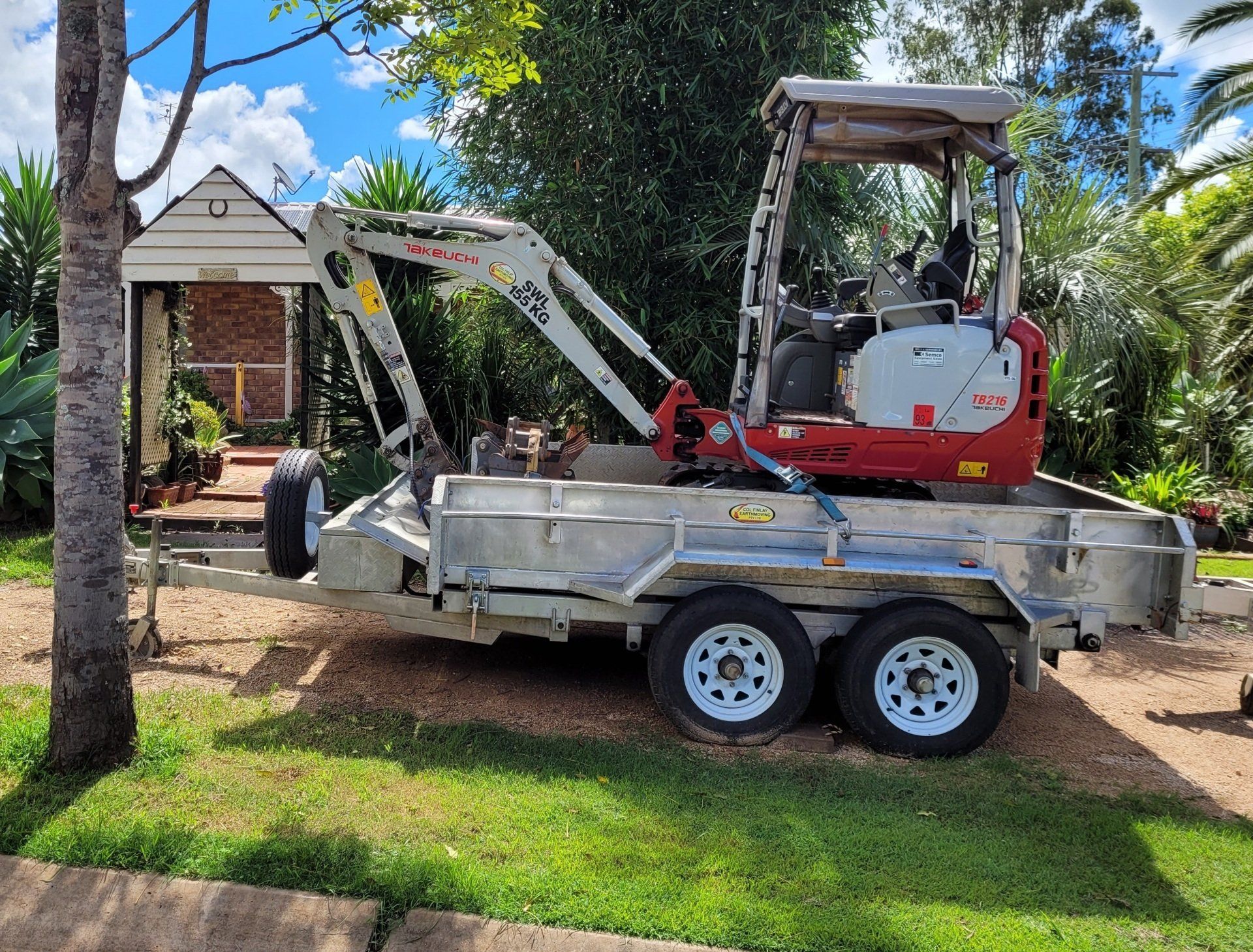 Tipper Trailer — Toowoomba, QLD — Col Finlay Earthmoving and Landscaping