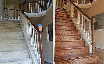 Stair Flooring — Stairs Made of Hardwood in Newark, DE