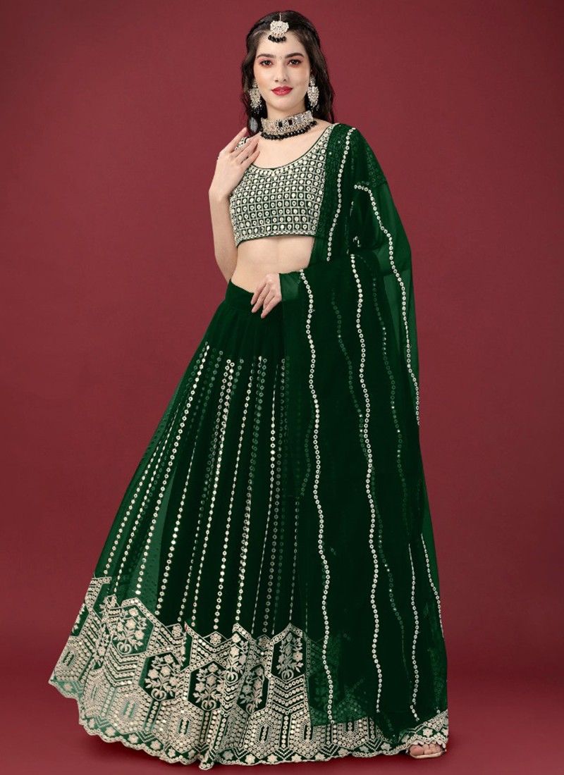 Georgette with embroidery foil work - $105