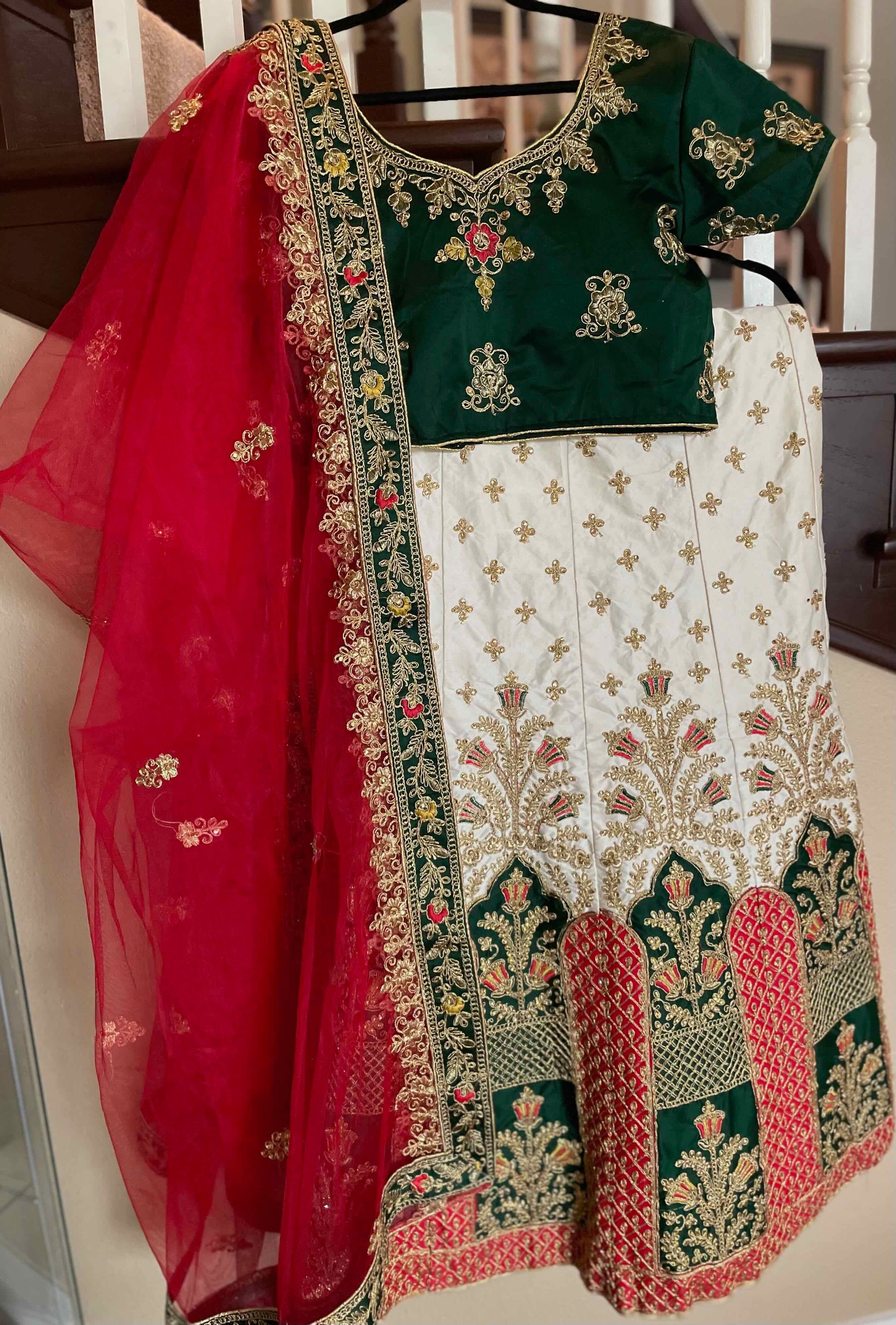 Soft silk panetar wedding wear zarkan zari - $138