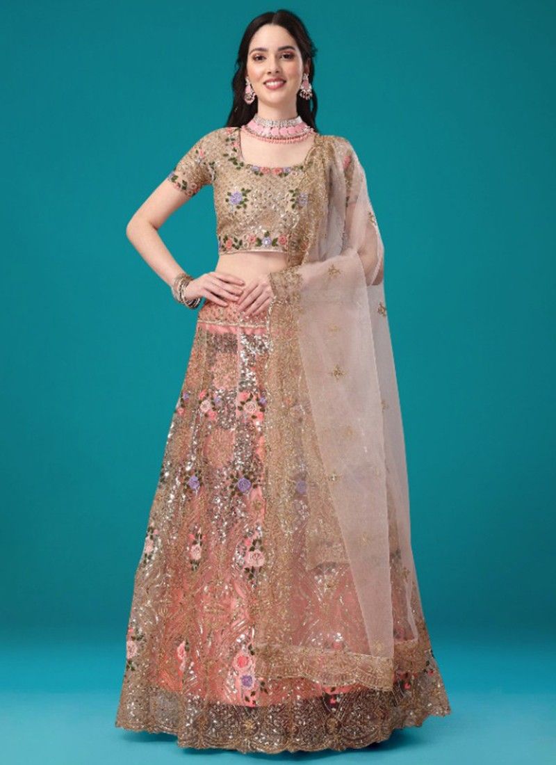 Sequence embroidery wedding wear in S- $112