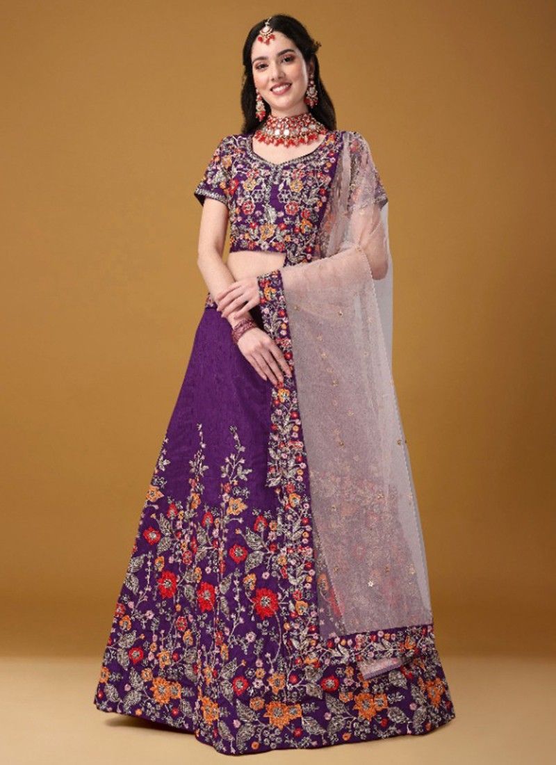 Sequence embroidery wedding wear in  L - $112