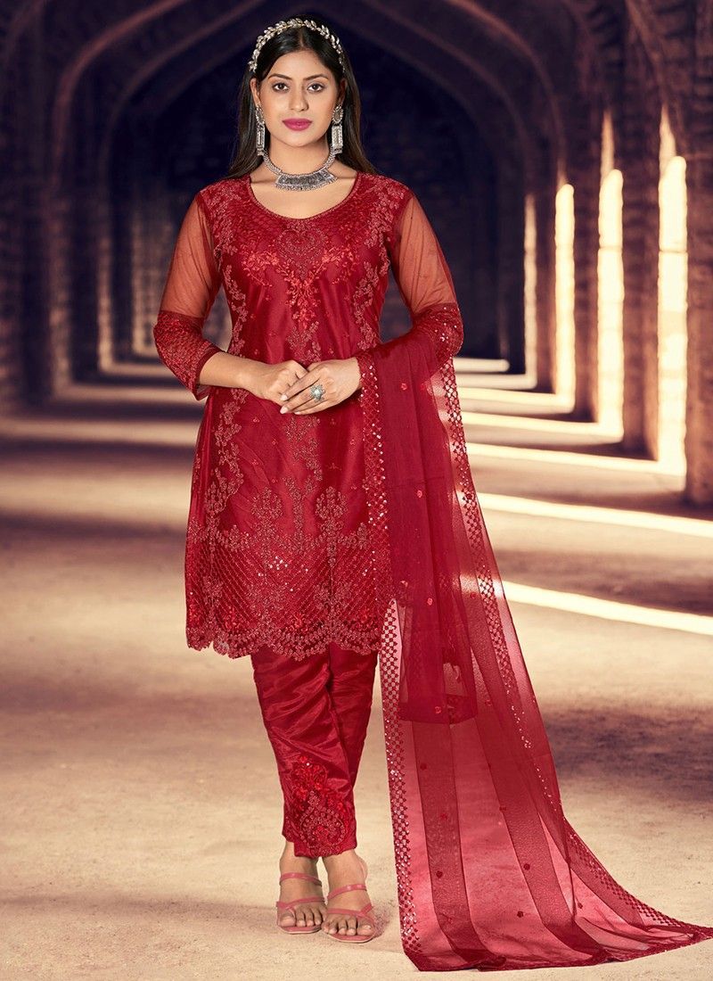 Wedding Wear Designer salwar - size M, XL - $68