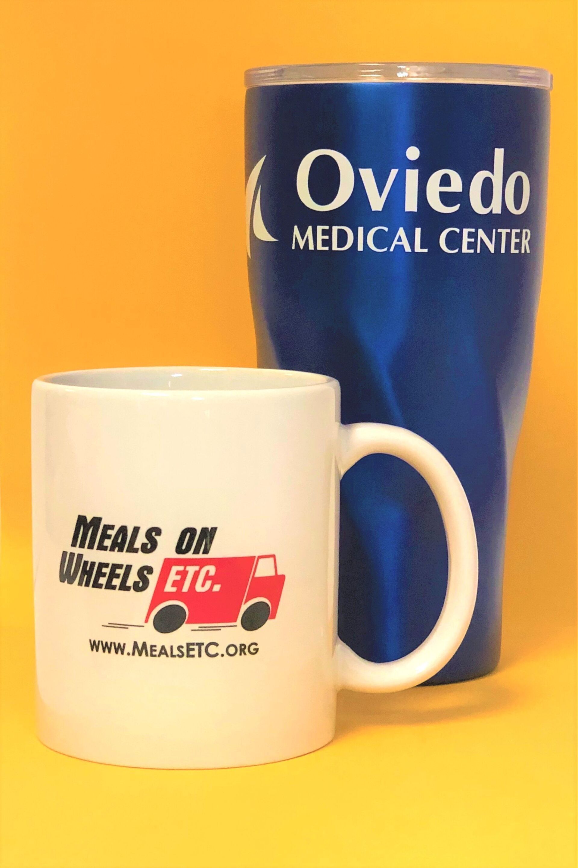 Promotional Product -tumblr and mug with printed logo in Winter Springs, FL - Kwixar, Inc.