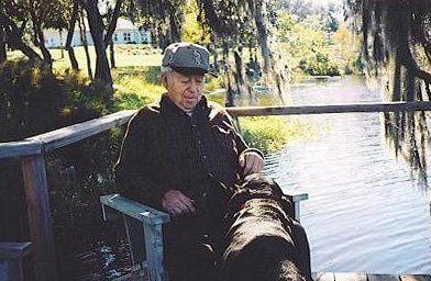 Raymond Proffitt and his dog