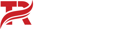 Two Rivers Built logo with red stylized TR and black text on white background