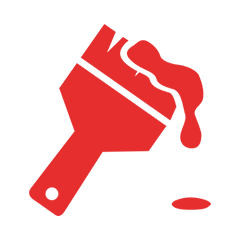 Icona di un pennello