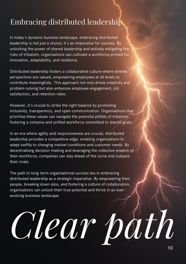 Lightning bolt over a text-filled page; 