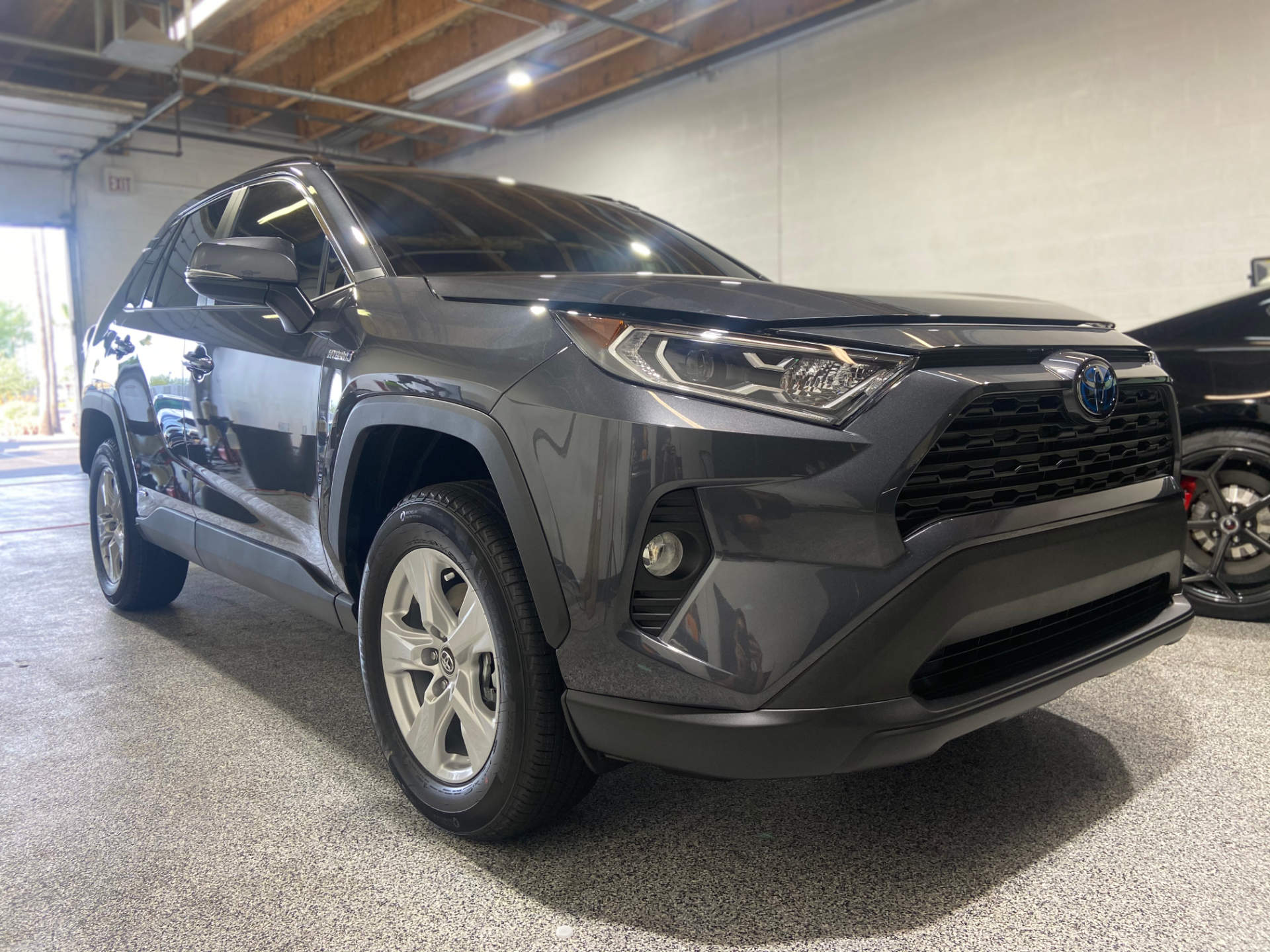 mirror finish grey toyota in the auto this world shop