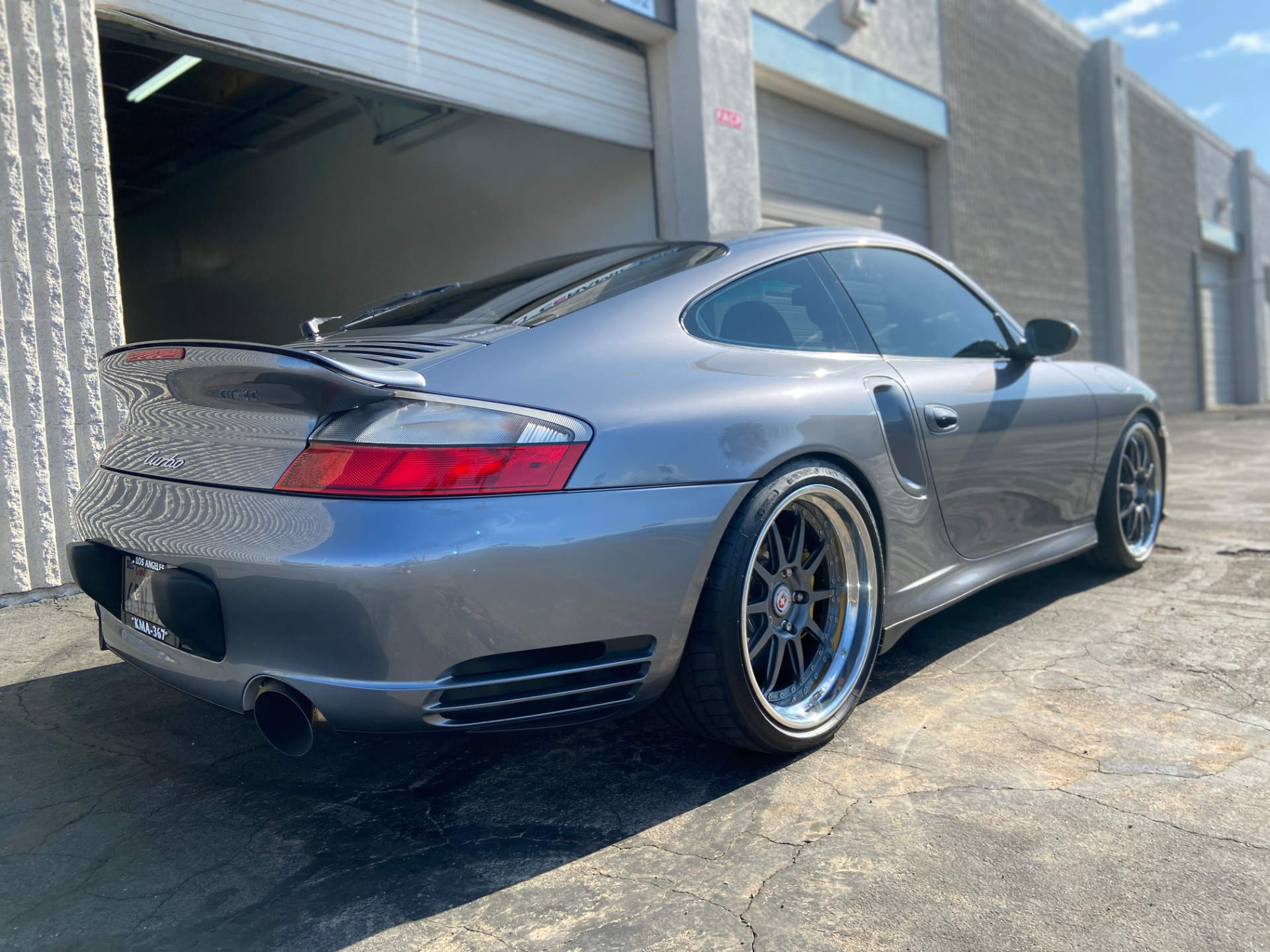 silver porsche after a ceramic coating