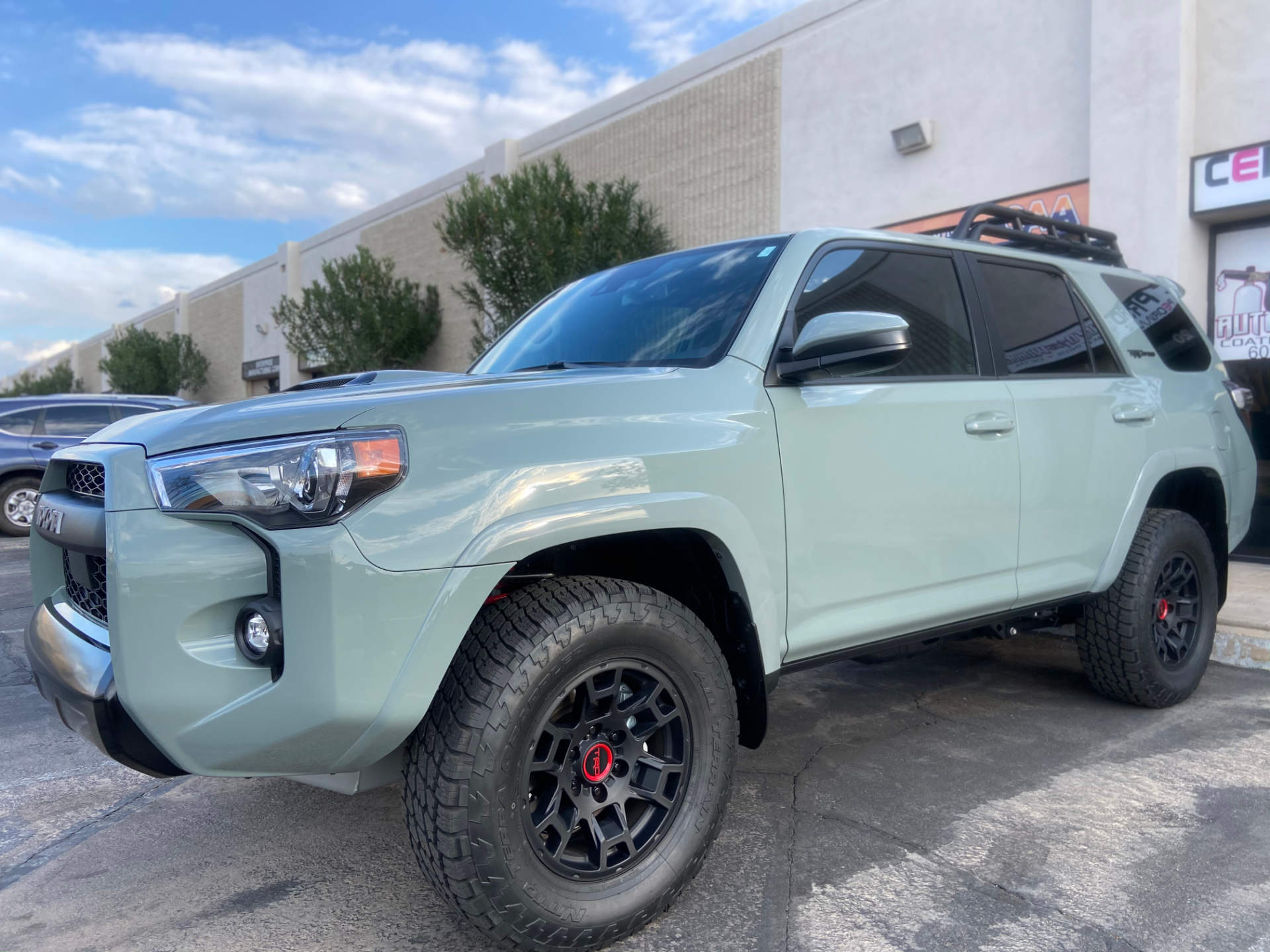 freshly detailed blue 4runner at auto this world